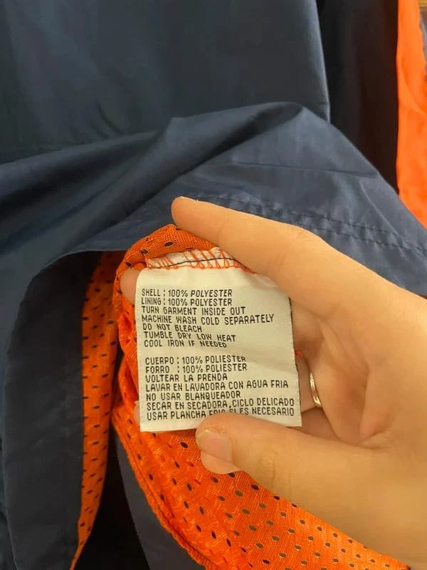 Puma Denver Broncos Windbreaker Vintage 2000s Navy Blue Orange Streetwear NFL Pu – photo 8